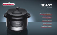 Magefesa Easy Express - Olla Express Programable Eléctrica Multifunción, Recipiente Extraíble Antiadherente, 6 Funciones Diferentes - details 0