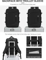 ✈【MOCHILA DE CABINA 2025 】 45 × 36 × 20cm - Cumple Normativas de Aerolíneas | Carga USB | Antirrobo | Zapatos para compartentiento | ¡Tú Aliada en Vuelos - details 9