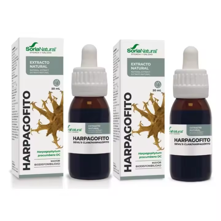Soria Natural PACK2 Extracto de Harpagofito - Salud Articulaciones - Reduce Inflamación - Movilidad Flexibilidad - 50 Ml - 1
