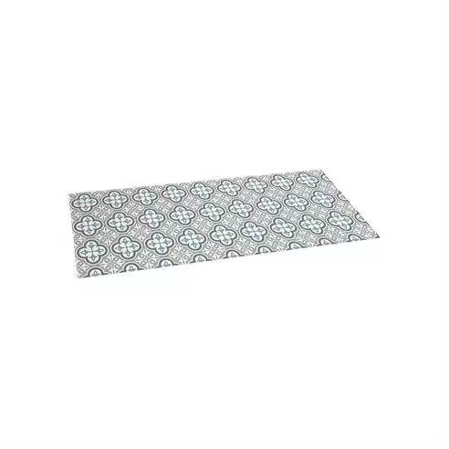 Stor Planet Alfombra Vinílica Cromo Hidráulico Topo 50x140cm - Resistente Al Agua - 1