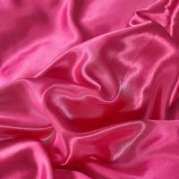 Set De Edredón Satinado 3PCS Rosa Y Rosa Claro Seda Suave Con Volante Patrón De Lujo Colchón Funda De Edredón Moderno Para Cama - details 6