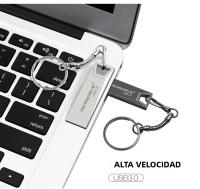 Mini Llavero De Metal USB 3.0 16GB 32GB 64GB 128GB Stick De Memoria USB Pendrive Cle USB Para Computadora Y Dispositivos Móviles - details 1