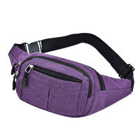 Bolsa De Cintura Para Hombres Impermeable Estilo Coreano Bolsa De Deporte Al Aire Libre Bolsa Transversal De Banano Monedero De Malla De Lona Material Principal Polyester - details 16