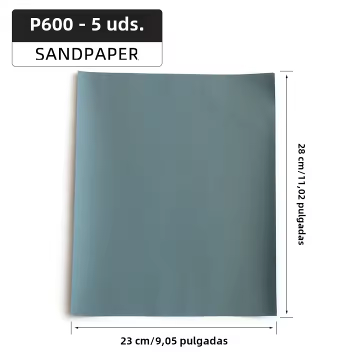 Mini Bloque De Pulido De Cuero Y Madera Con Hojas De Papel De Herramienta De Pulido Para Borde De Cuero Y Finishing - 1