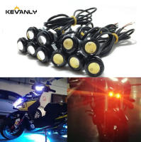 4PCS Lámparas LED De Ojo De Águila Para Motocicleta 18MM Luz De Conducción Super Brillante DRL Luz De Fondo Para El Día Lámpara Antiniebla Señal De Parada Retroiluminación - details 0