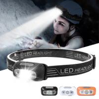 Linterna Frontal LED Mini Recargable Para Camping Pesca Y Deporte Foco Potente Lámpara Torcha Portátil Con Ángulo De Haz De 360° - details 0