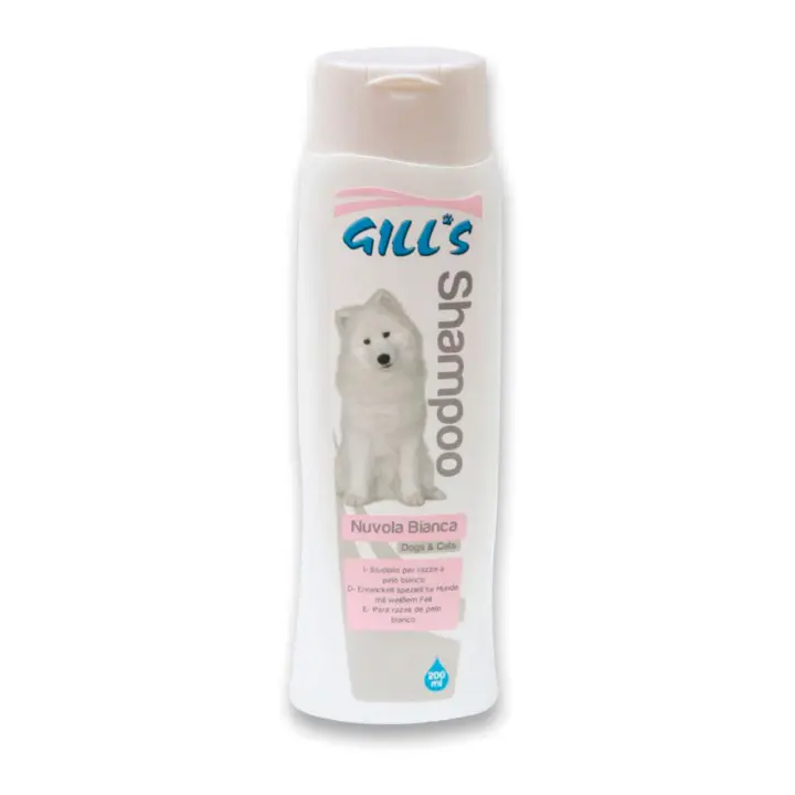 CHAMPU PARA MASCOTAS GILL'S PELO BLANCO 200ml - 1