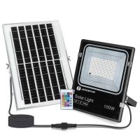 Proyector foco 100w solar 5M 100W RGB-colores con mando Aigostar - details 0