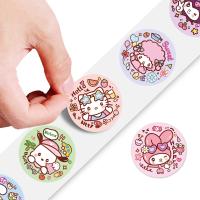 500Pcs Pegatinas Sanrio Hello Kitty Y Melody Decoración Luminosa Impermeable Para Laptop Teléfono Regalos Para Niños - details 4