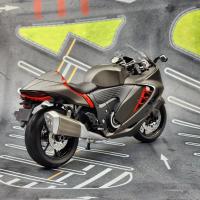 Modelo a Escala Suzuki GSX-1300R Hayabusa De Aleación De Latón Con Iluminación Autocycle Off-Road Para Colección Y Regalo Para Niños - details 5