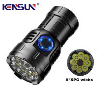 Linterna Portátil Recargable USB Con 8 * XPG Bolas Luz LED De Alta Potencia Con Imán En La Punta Y Clip Torcha Impermeable Mini Lámpara De Iluminación - details 1