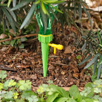 Dardos De Riego Automáticos Para Plantas En Macetas Herramientas De Jardín Y Estufa Con Regulador De Flujo De Agua Tamaño Aproximado 13.5*3cm Color Verde Y Azul - details 5