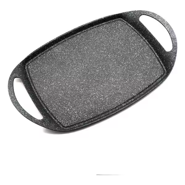 Parrilla Antiadherente Plancha Lisa-Plana Especial Induccion Adpto. a Todo tipo de cocina - 1