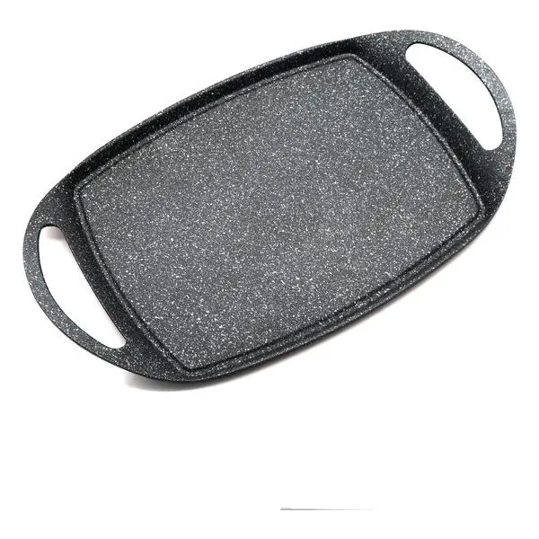 Parrilla Antiadherente Plancha Lisa-Plana Especial Induccion Adpto. a Todo tipo de cocina - 1