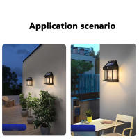 Luz De Pared Solar De Tungsteno Con Sensor De Movimiento IP65 Impermeable LED Para Patio Pared De Madera Porche Granero Balcón - details 10