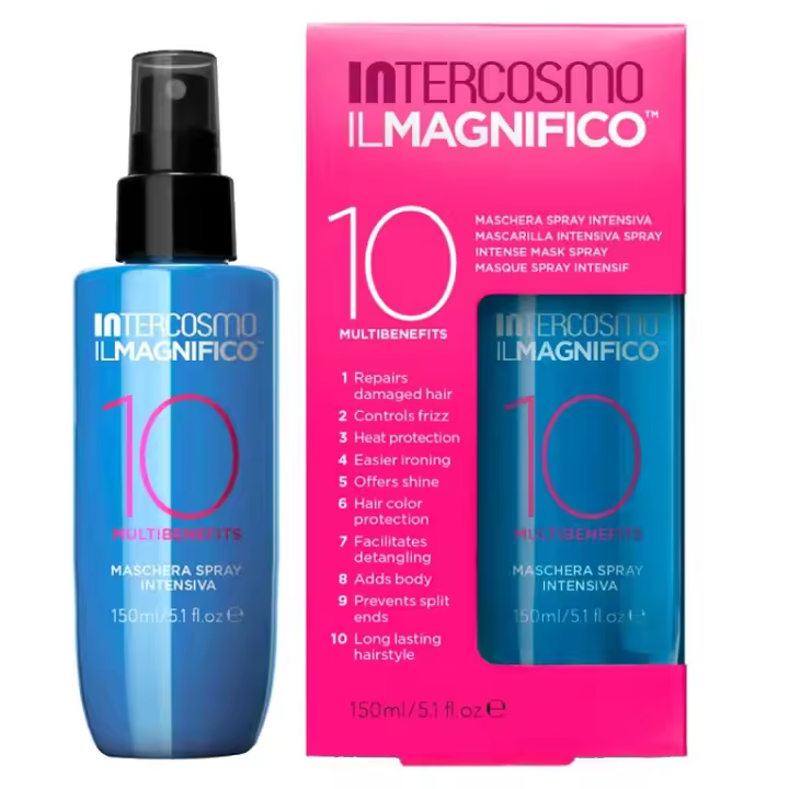 Intercosmo Il Magnifico 10 – Mascarilla en Spray Sin Aclarado 150 ml para Todo Tipo de Cabello - 1