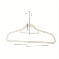 5-pcs Perchas De Ropa De Plush Para Uso Doméstico Antideslizantes Ultrafinas Uso Dual Seco Y Húmedo Sin Marcas - details 2