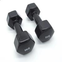 Ozio Fitness Mancuernas Pesas Hexagonales de Vinilo Fitness 5 Kg - Pack de 2 Unidades - details 1