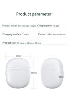 Cortauñas eléctrico, dispositivo de manicura, amoladora de uñas para manicura para adultos, cortauñas automático antipellizco para bebés, color blanco - details 9