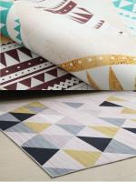 Carpetas De Cocina Y Entrada De Cristal Simple Antideslizante Y Resistente Al Aceite Absorbente Para Baño Y Puerta Moderno Estilo Poliéster 100% - details 4