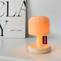 Lámpara De Noche LED Estilo Setas Mini Desktop Para Escritorio Recargable Por USB Decoración Creativa Para Dormitorio Y Bar De Café - details 7