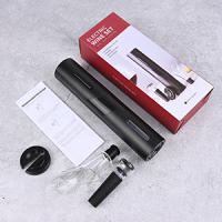 Sacacorchos Eléctrico Kit 3 en 1  Abridor de Vino Descorchador de Botellas Electrico con Cortapapeles/Vertedor de Vino / Tapón de Vino, el Regalo para Los Amantes del Vino - details 3