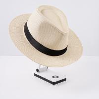 Sombrero De Paja Natural Para Hombre Moda Verano Trendy Sombreros De Playa Protección Solar Color Sólido Fedoras Casual Sombrero De Vaquero Jazz Gangster - details 24
