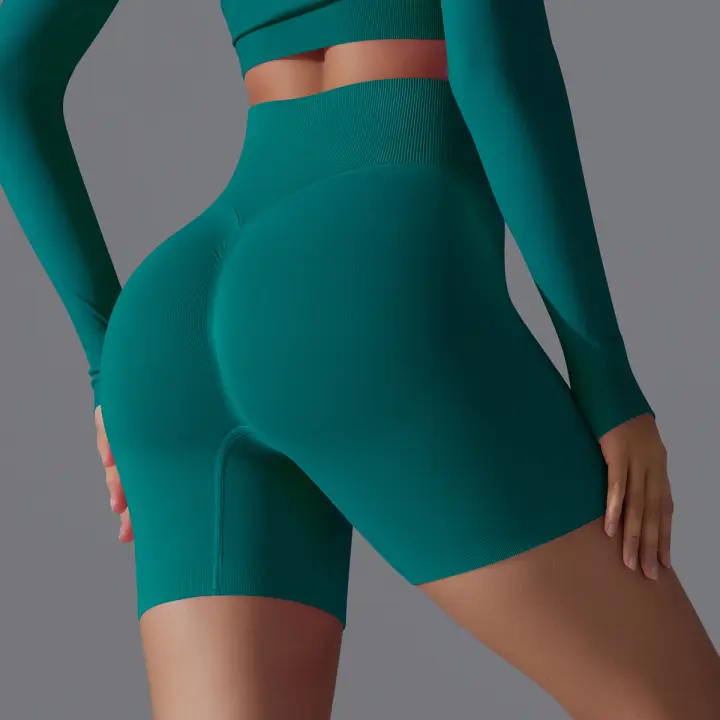 Ropa corta de gimnasio para mujer, pantalones cortos de impacto, mallas de gimnasio para mujer, medias deportivas para correr, ropa de Yoga, pantalones cortos de entrenamiento - 1