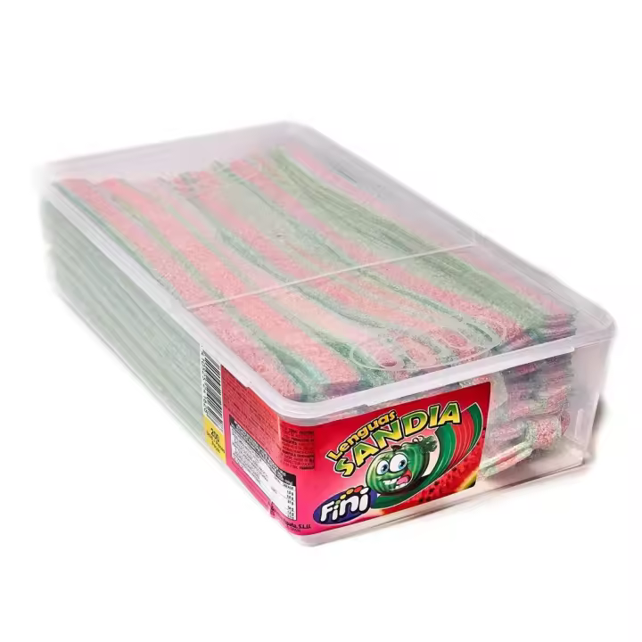 200 unidades de Fini Lenguas sabor Sandia con azúcar, pica pica - Gran calidad y sabor garantizado por Fini - 1