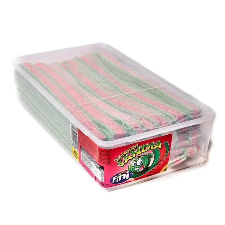 200 unidades de Fini Lenguas sabor Sandia con azúcar, pica pica - Gran calidad y sabor garantizado por Fini - 1