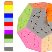 Sengso Circular Megaminx Cube II V2 Cubo Profesional 3x3 Juguete De Rompecabezas Para Niños Regalo Cubo Magico Mini Material Plástico Adecuado Para Edades 3-14+ - details 3
