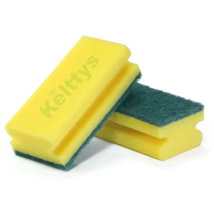PLA Estropajo salvauñas con fibra verde profesional – Pack de 10 unidades - 1