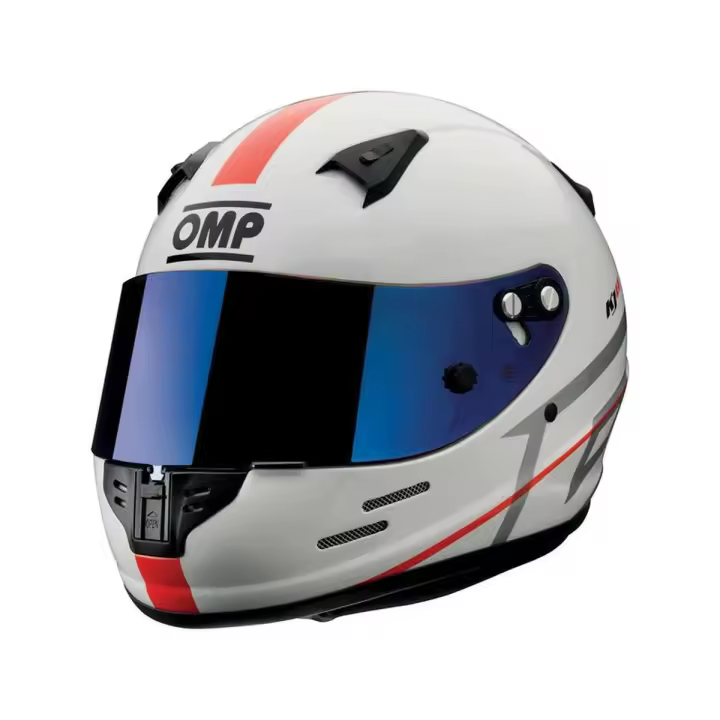 Casco OMP KJ8 EVO XS Blanco - 1