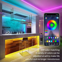 Tira De Luces LED RGB USB 2/3/4m 60LEDs 5V SMD 5050 Control Inteligente APP Bluetooth Fita LED Para Computador Y TV Backlight - details 11