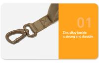Juego De Collar Y Correa Para Perros De Nylon Resistente Con Reflejante Tactical Entrenamiento Gran Tamano Dispositivo Inteligente No Personalizado Padded Quick Release Todas Las Estaciones - details 10