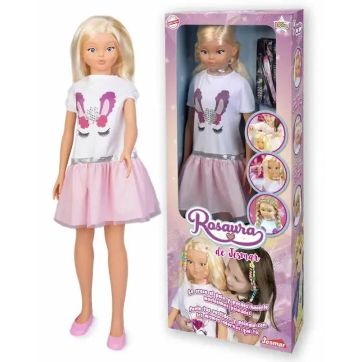 MUÑECA ROSAURA JESMAR 105 CM. CRECE PELO DE FALCA - 1