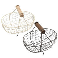 Cesta De Almacenamiento De Hierro Para La Cocina Organizador De Frutas Y Aperitivos Cesta Para Pan Y Alimentos Fotografía Propiedad Tamaño Approx 30x20x15cm - details 5