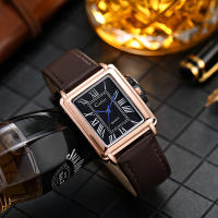 Reloj De Pulsera De Cuarzo Para Hombre Con Correa De Cuero Estilo Casual Y Moda Pantalla De Vidrio Dial Diameter De 40mm - details 2