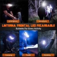Linterna Frontal COB Recargable Por USB Con 31 Lámparas SMD Batería Integrada De 5000mAh Luz Ultra Amplia Torcha Frontal - details 8