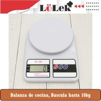 Báscula de cocina digital 1g-10kg, pantalla LCD, función tara, apagado automático, pilas incluidas, Balanza, LoLek - details 1