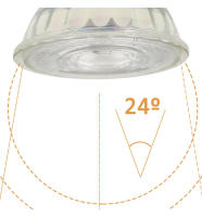STARLED LED GU10 8W ALTA LUMINOSIDAD - Vidrio - 24º - SMD1A1A - REGULABLE - details 0