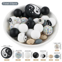 Set De 33 Piezas De Bolas Y Lentiles De Silicona Para Fabricación De Joyas DIY Accesorios Para Pulseras Bolígrafos Y Llaveros - details 10