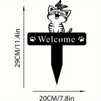 Decoraciones De Jardín Únicas Con Hadas Y Animales Adorable Metal Para Exteriores Perfectas Para Decorar Tu Patio O Césped Conector De Terreno Plug - details 11