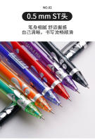 Set De 6 Bolígrafos De Gel Erasables 0.5mm En 6 Colores Tinta Lavable Para Escuela Y Oficina Suministros De Papelería - details 3