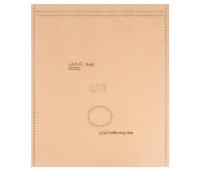 Set De Bricolaje Para Mujer Bolsa De Hombro Único Manualidades En Cuero Con Plantillas Y Agujeros Kraft Paper Modelo De Manualidades De Costura - details 6