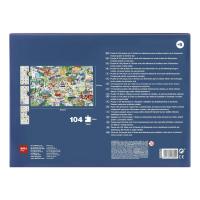 PUZZLE APLI KIDS OBSERVACION CIUDAD  104 PIEZAS + POSTER - details 1