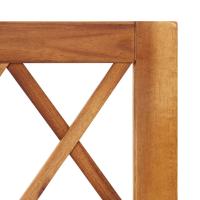 vidaXL Arriate de jardín con enrejado madera de acacia - details 5