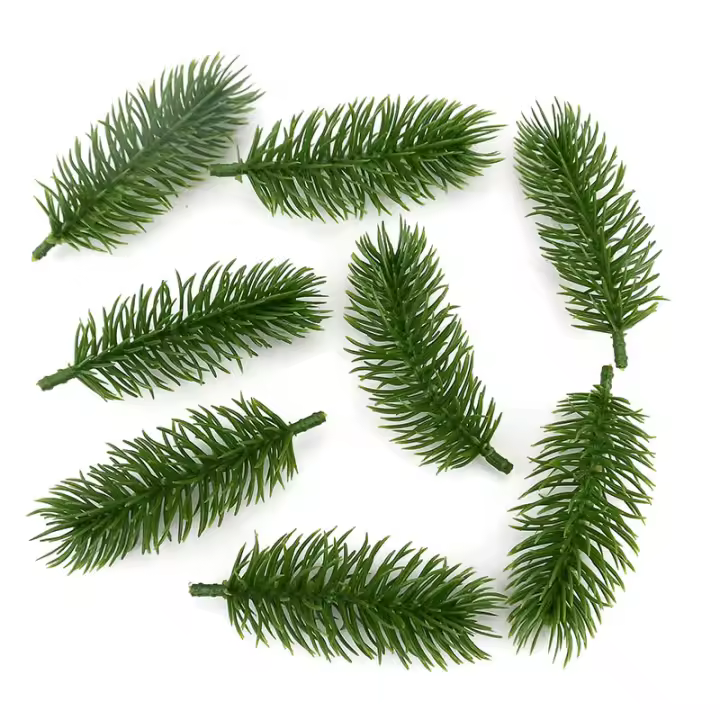40pcs Ramas De Pino Artificiales De 10cm Para Decoración De Navidad Boda Y Manualidades Accesorios Para Regalo Para Niños Decoración De Arboles De Navidad - 1