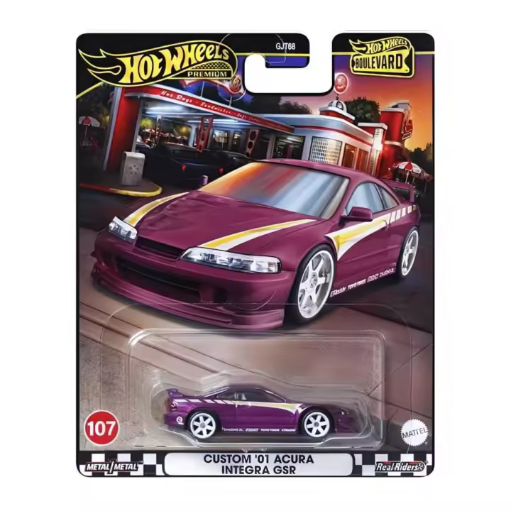 Hot Wheels Premium Boulevard Custom '01 Acura Integra GSR - 1