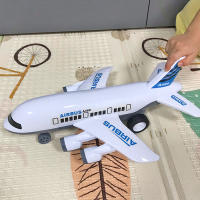 Juguete De Avión Blanco Para Niños Kit De Modelado De Gran Inercia Auto-Asamblea Regalo De Navidad Para Niños Edad 3-6 Años - details 0